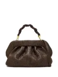 Themoirè Bios clutch bag - Brown