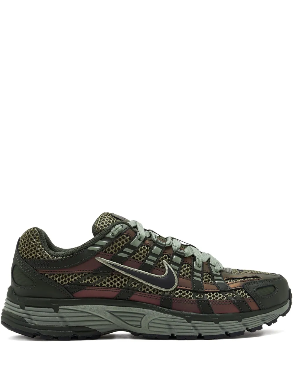 Nike LD-1000 suede-panelled mesh sneakers Neutrals