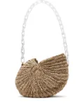 Poolside The Cesi shell-shape chain shoulder bag - Neutrals