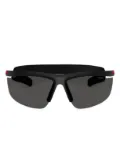 Prada Linea Rossa shield-frame sunglasses - Black