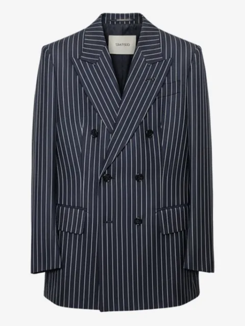 TOM FORD double-breasted pinstriped blazer