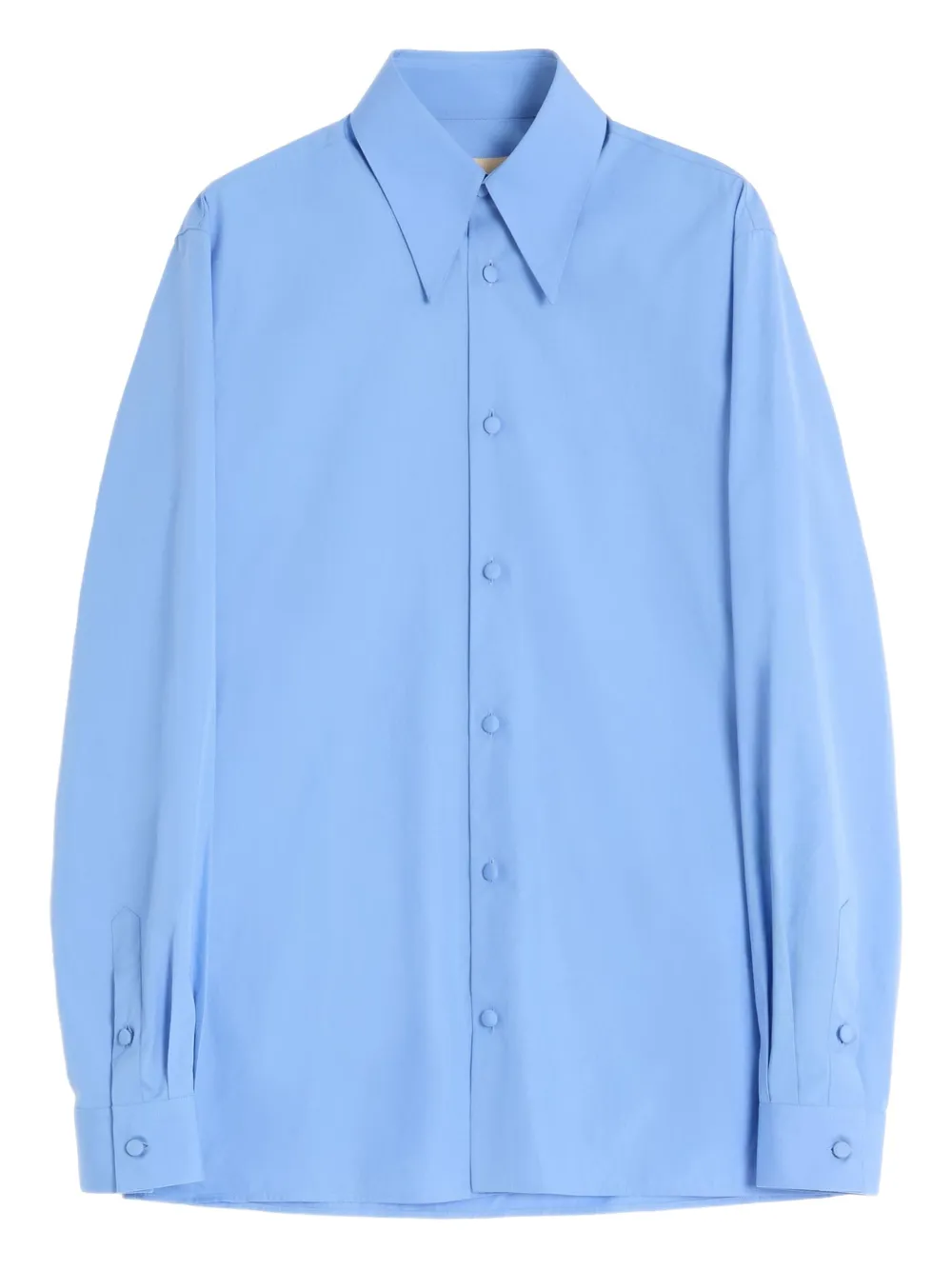 Valentino Garavani ポインテッドカラー シャツ - ブルー Valentino Garavani ポインテッドカラー シャツ - ブルー
