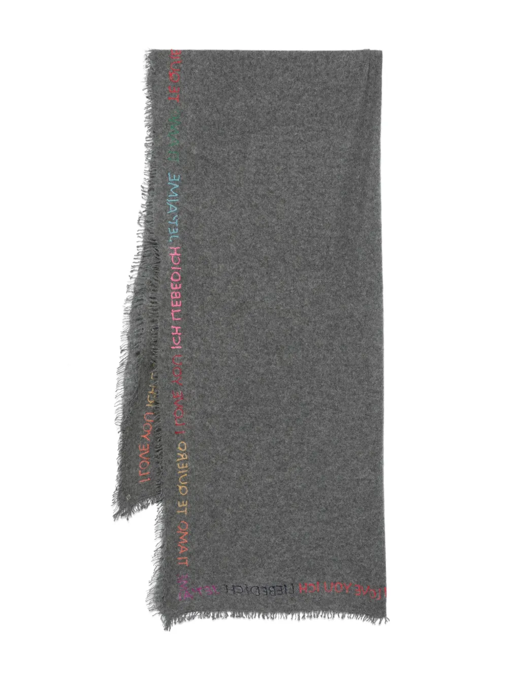Faliero Sarti Te Quiero scarf Grijs