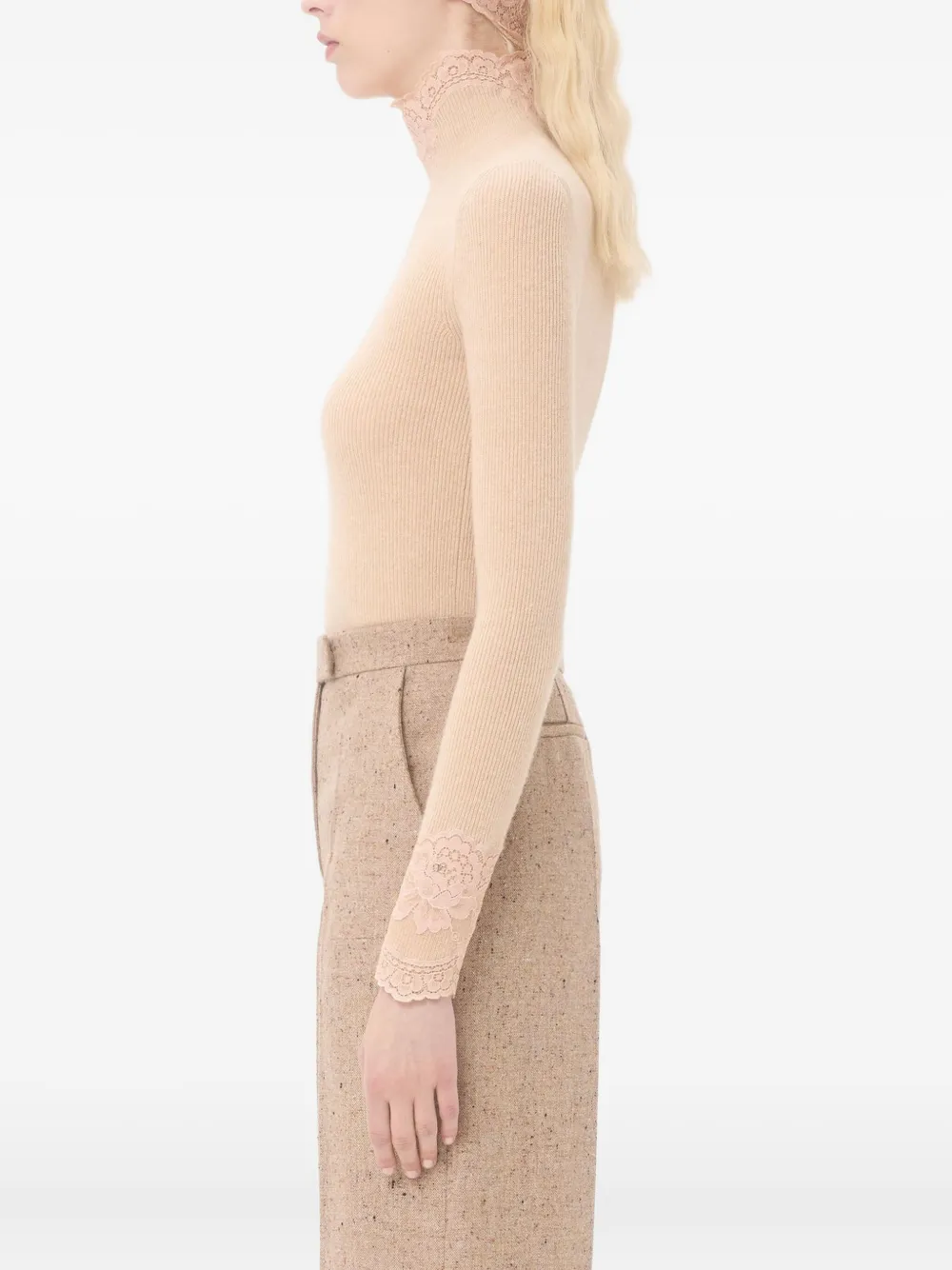 Valentino Garavani Kasjmier trui Beige