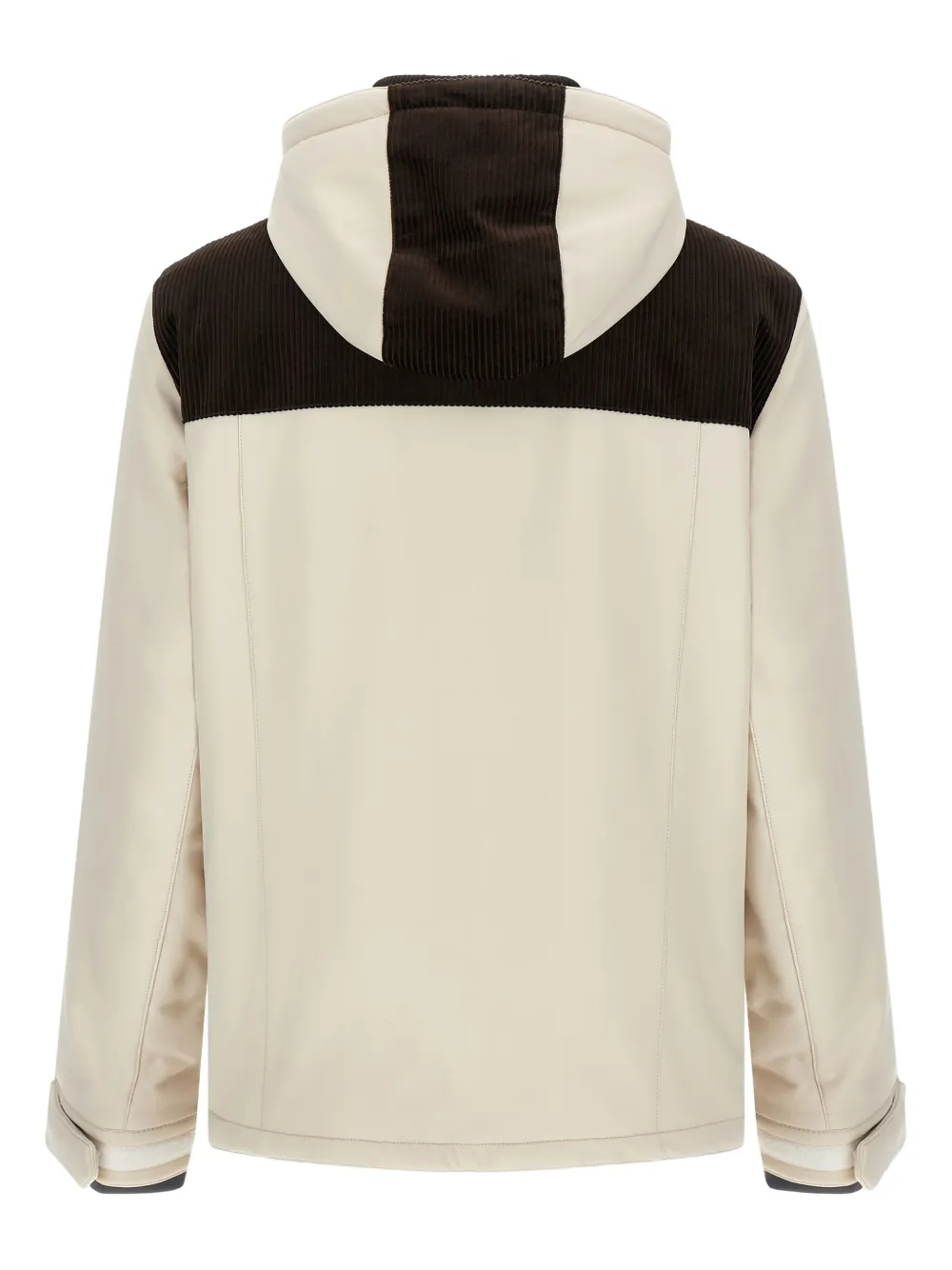 Brunello Cucinelli Jack met geborduurd logo Beige