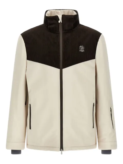 Brunello Cucinelli embroidered-logo jacket