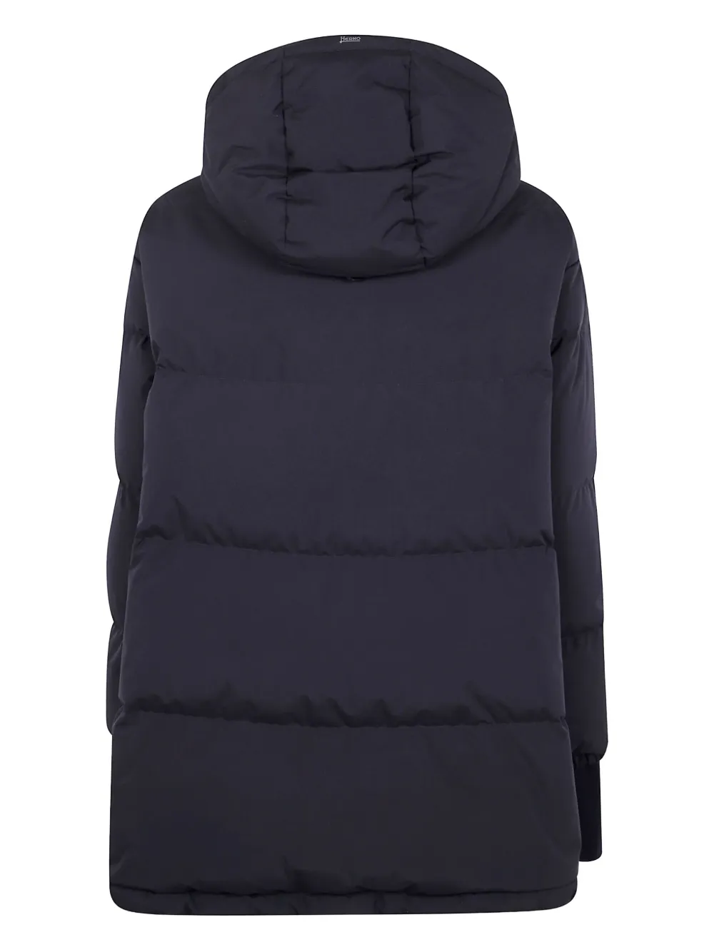 Herno Gevoerd jack met capuchon Zwart
