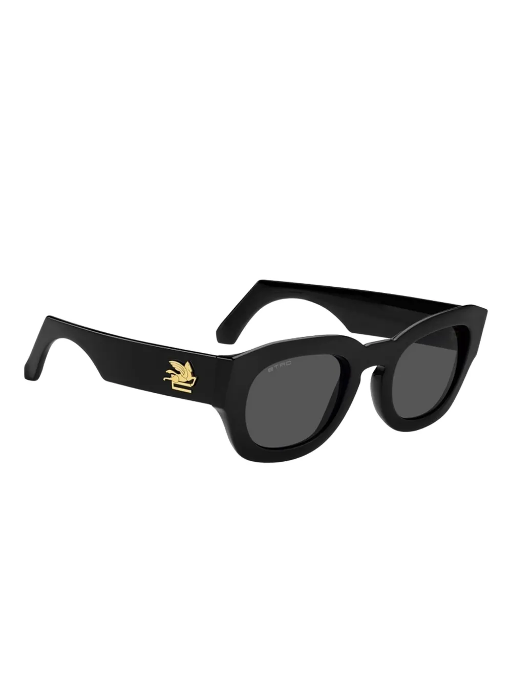 ETRO logo-embellished square sunglasses - Zwart