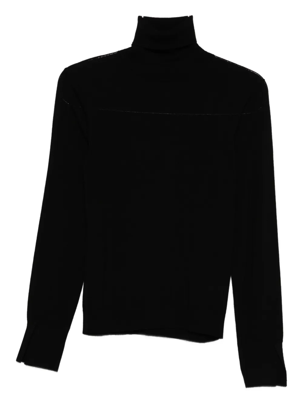 Seventy Turtleneck Wool Sweater In Black