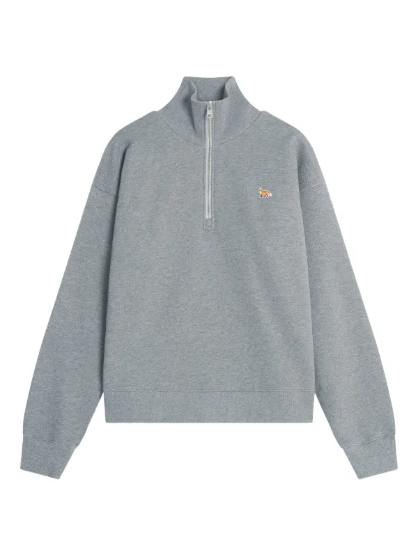 Maison Kitsuné ハーフジップ スウェットシャツ | グレー | FARFETCH JP