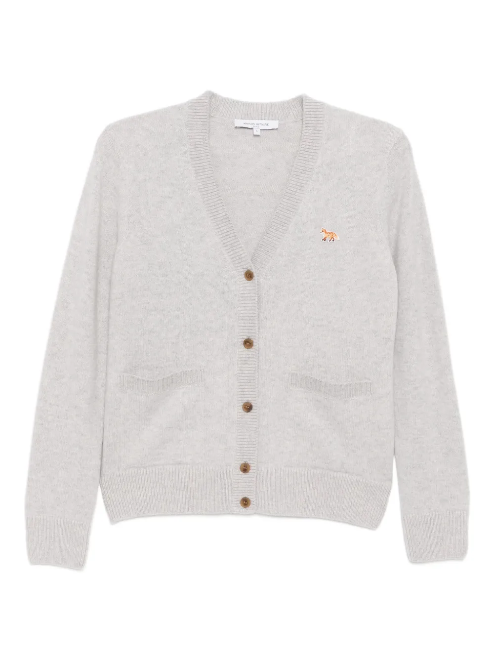 Maison Kitsuné Baby Fox Patch vest Grijs
