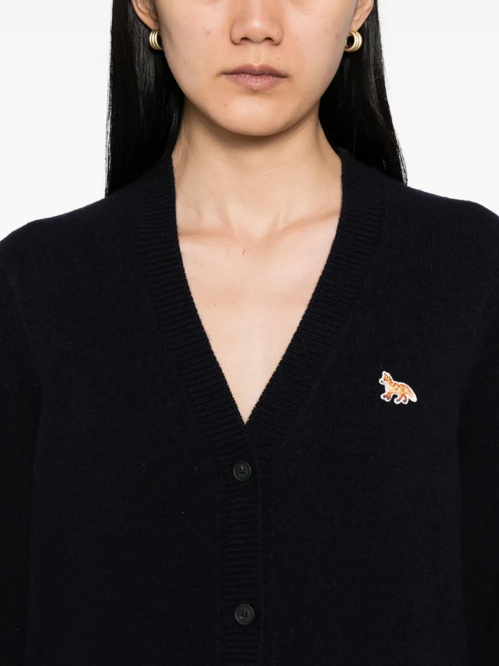 Maison Kitsuné Baby Fox Patch vest Blauw