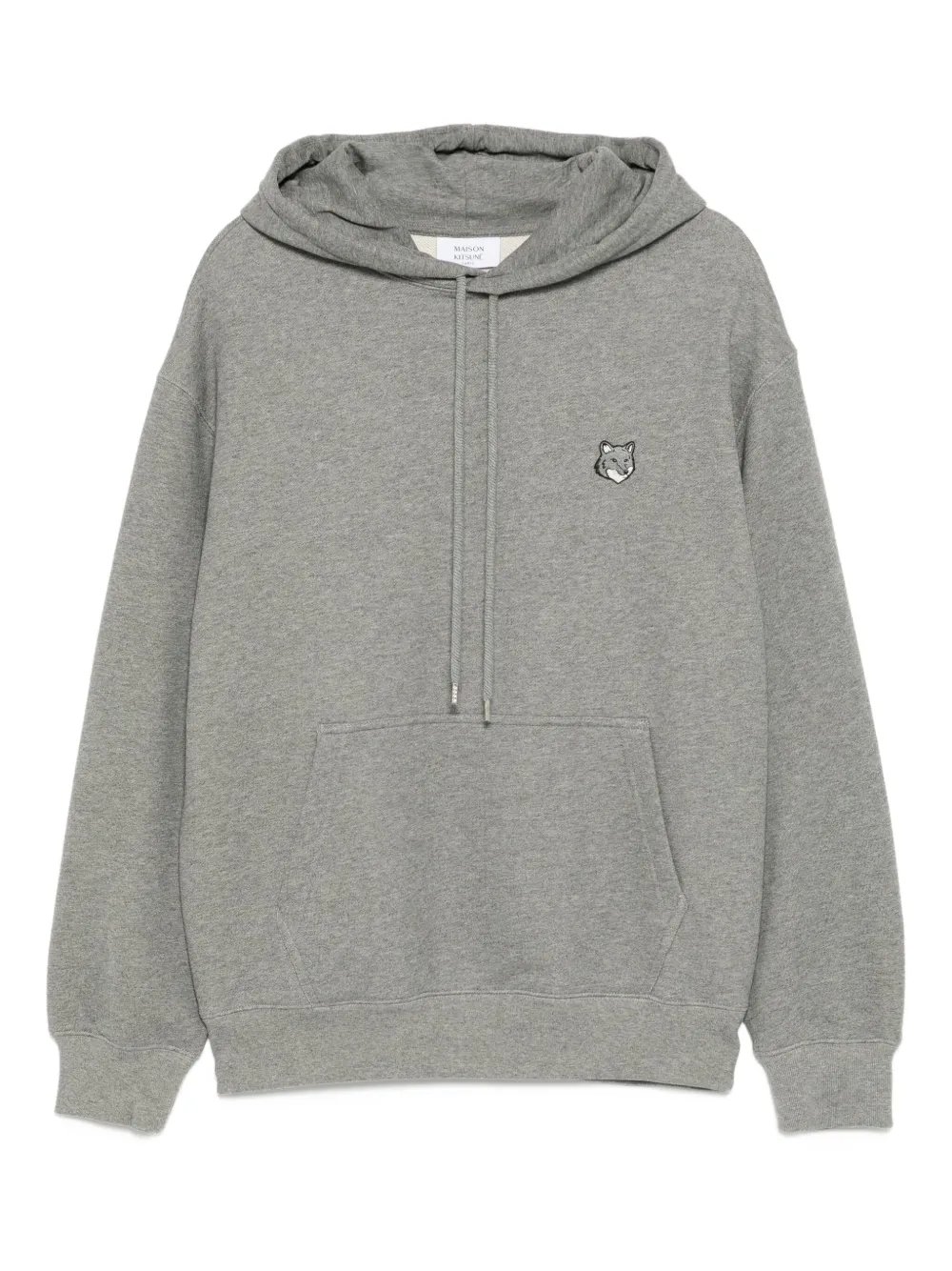 Maison Kitsuné fox-head patch hoodie | Grey | Image 1