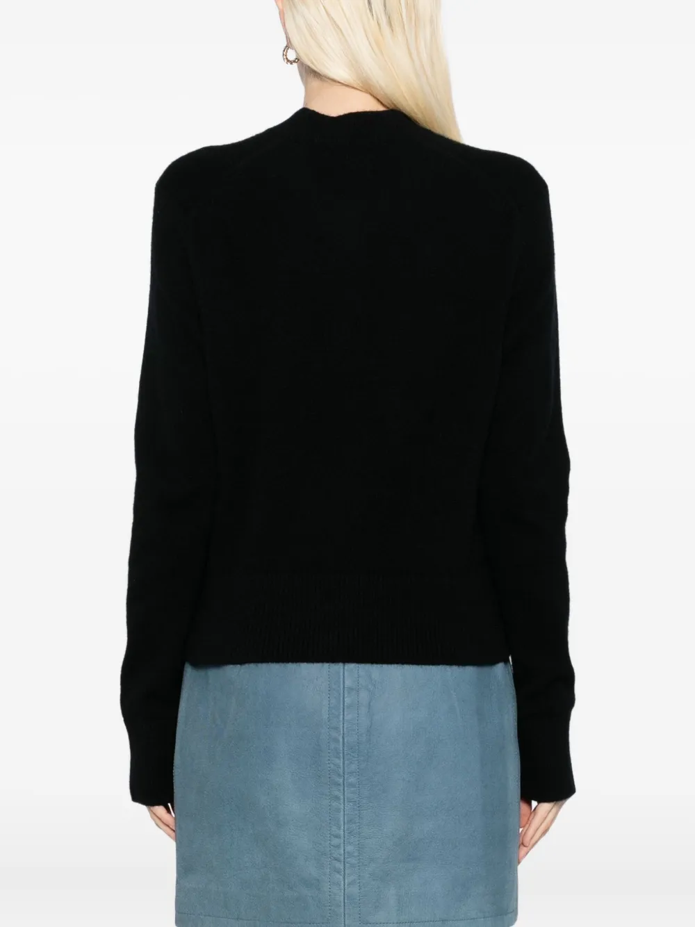 Maison Kitsuné Vest met geborduurd logo Zwart