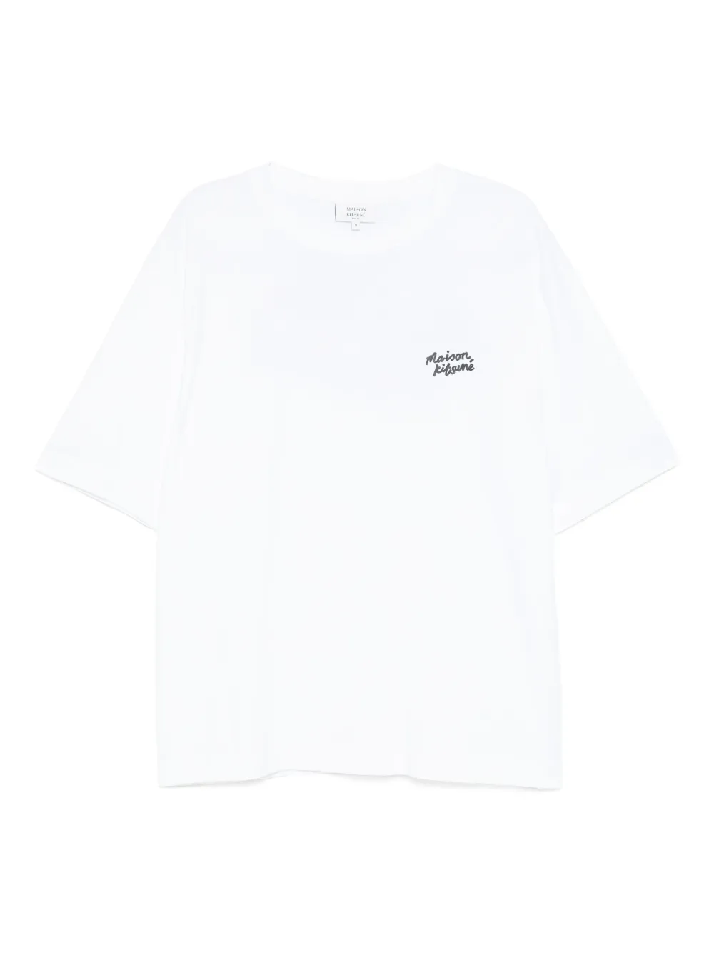 Maison Kitsuné Handwriting Comfort T-shirt Wit