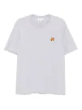 Maison Kitsuné fox head patch T-shirt - Grey