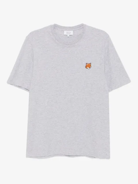 Maison Kitsuné fox head patch T-shirt