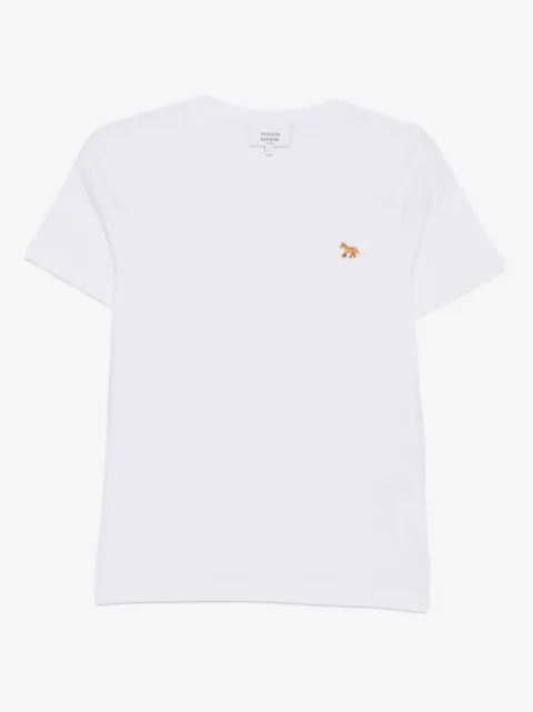 Maison Kitsuné fox-embroidered T-shirt