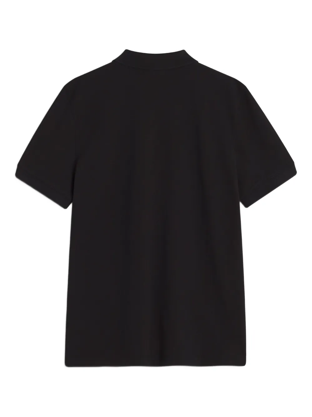 Maison Kitsuné Fox-head Embroidered Polo Shirt In Black