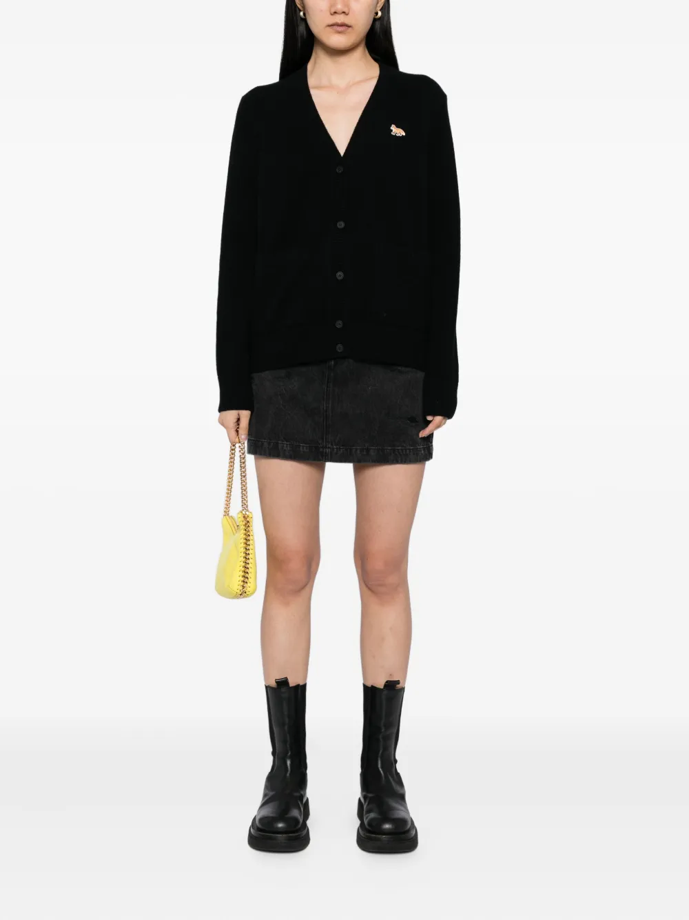 Maison Kitsuné Baby Fox Patch cardigan | Cardigans | Image 2