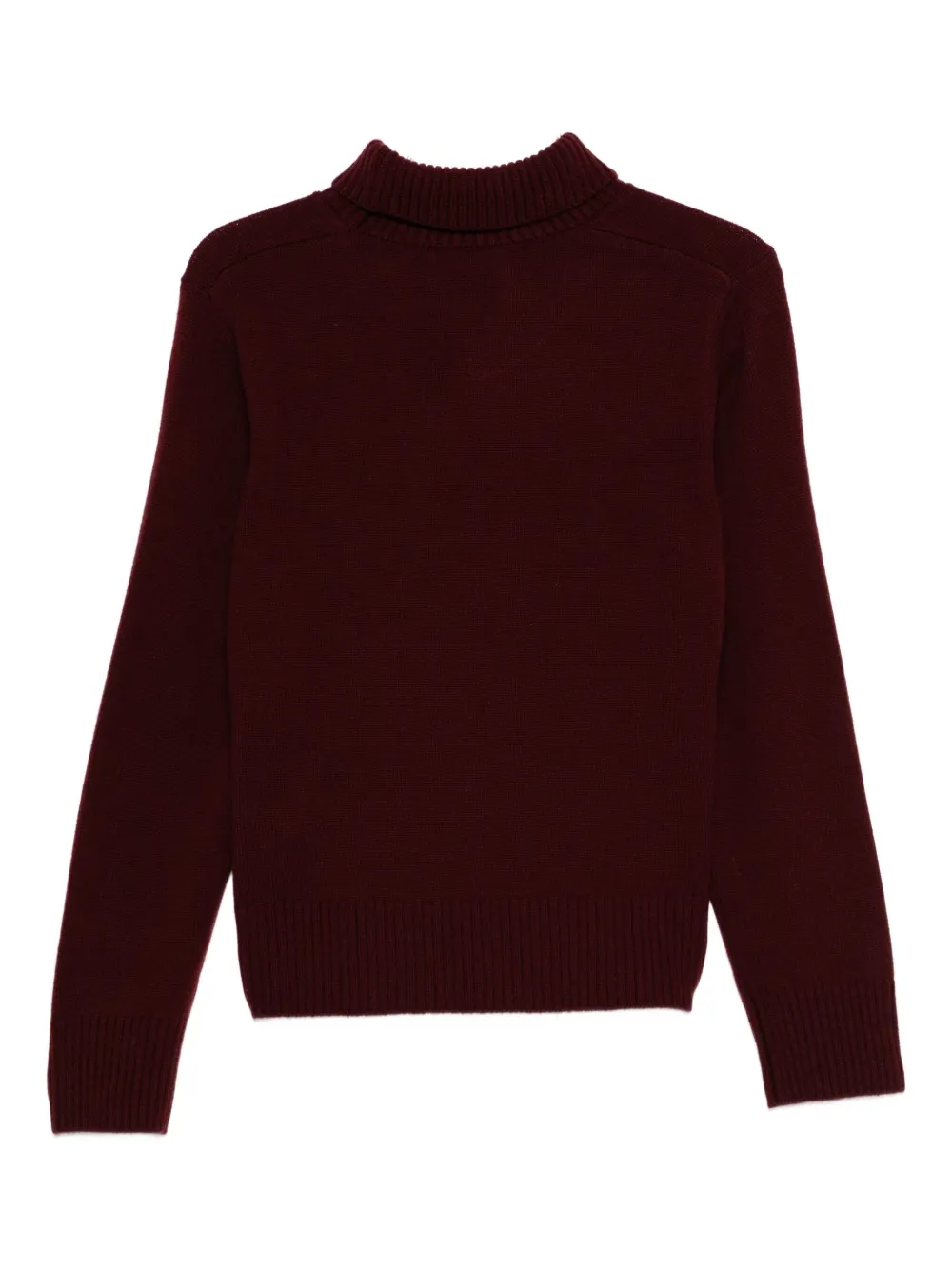 Seventy Turtleneck Wool Jumper In Red