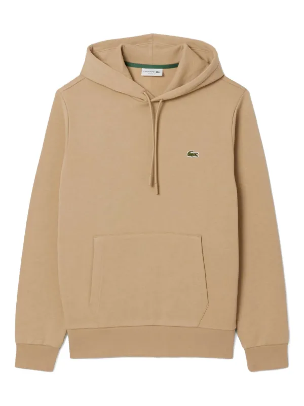 Lacoste embroidered-logo Hoodie Neutrals FARFETCH JO
