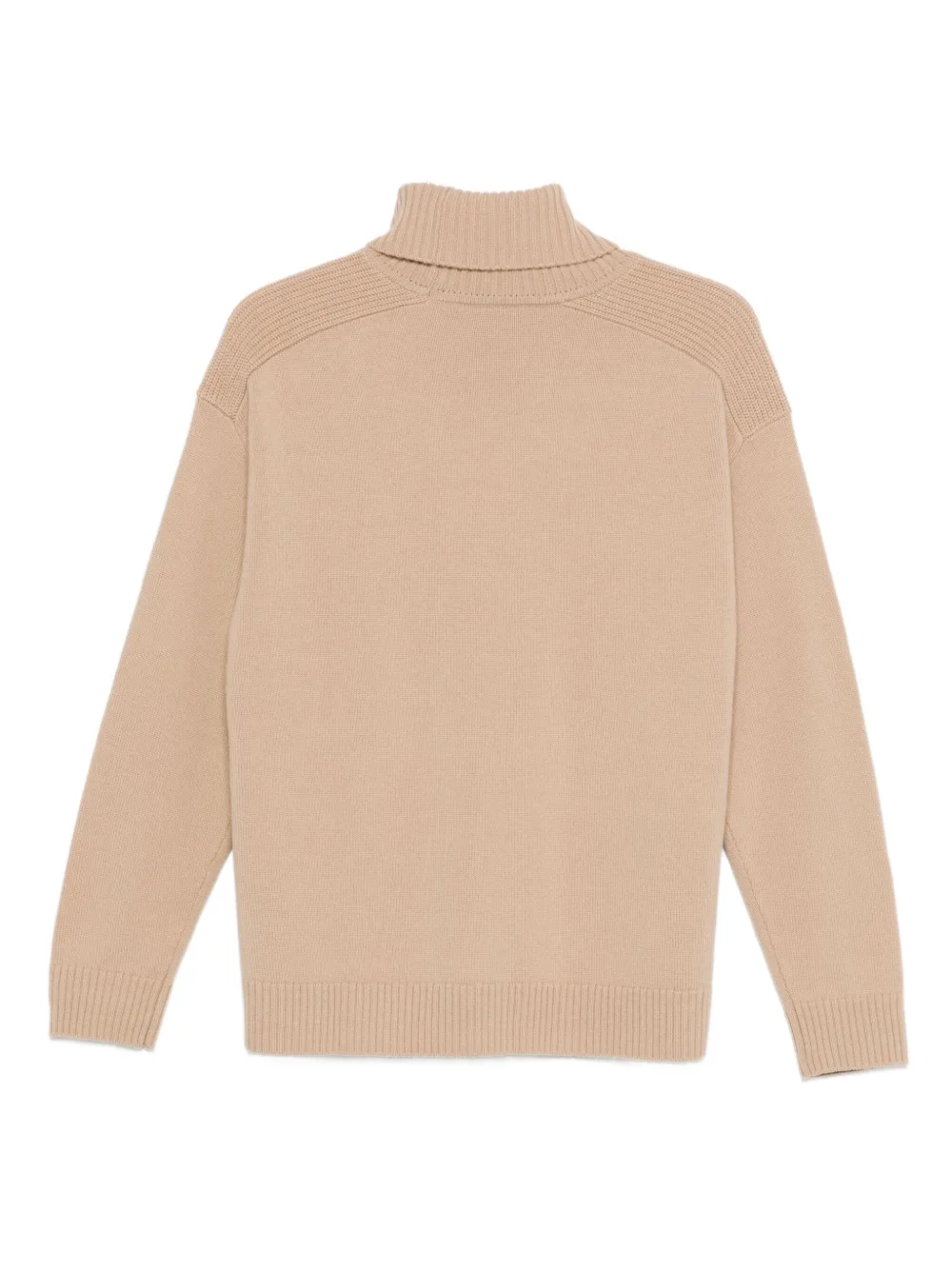 Seventy roll-neck wool sweater Beige