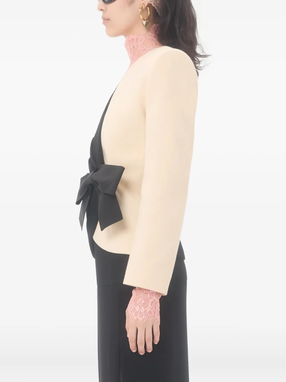 Valentino Long-sleeved Casual Jacket In Multi