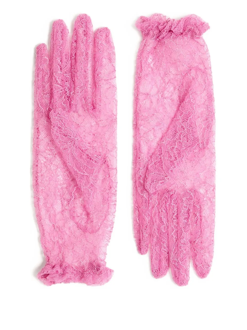 Valentino Garavani VLogo Signature kanten handschoenen - Roze
