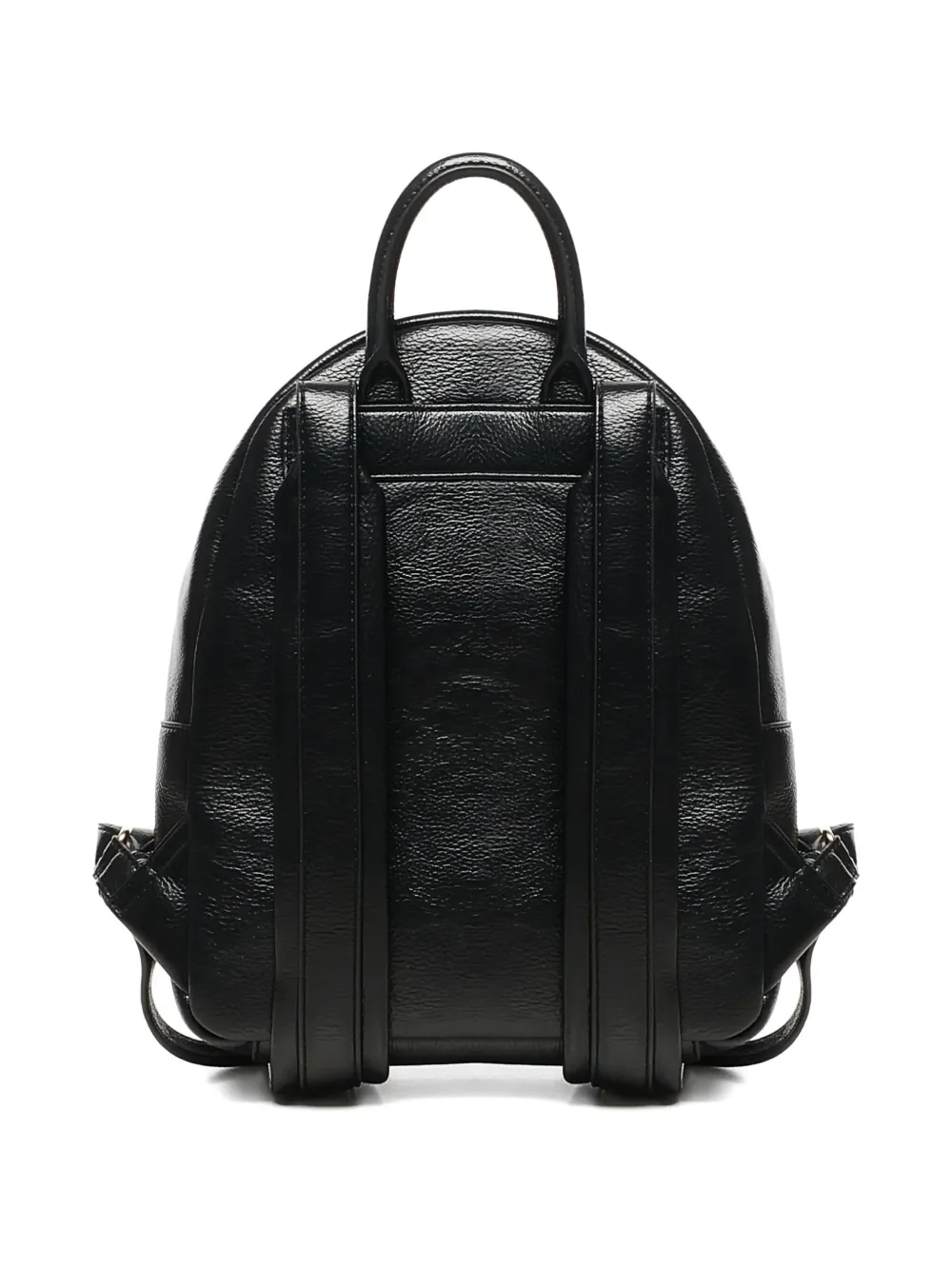 Love Moschino logo-plaque backpack - Zwart