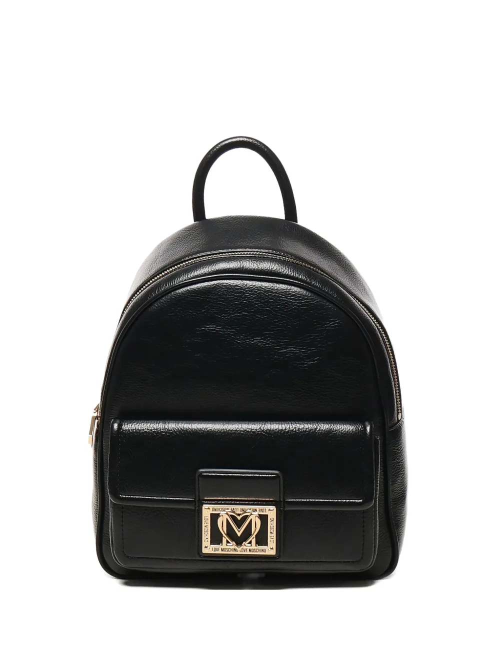 Love Moschino Rugzak met logoplakkaat Zwart