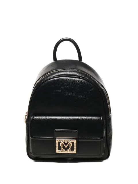 Love Moschino logo-plaque backpack