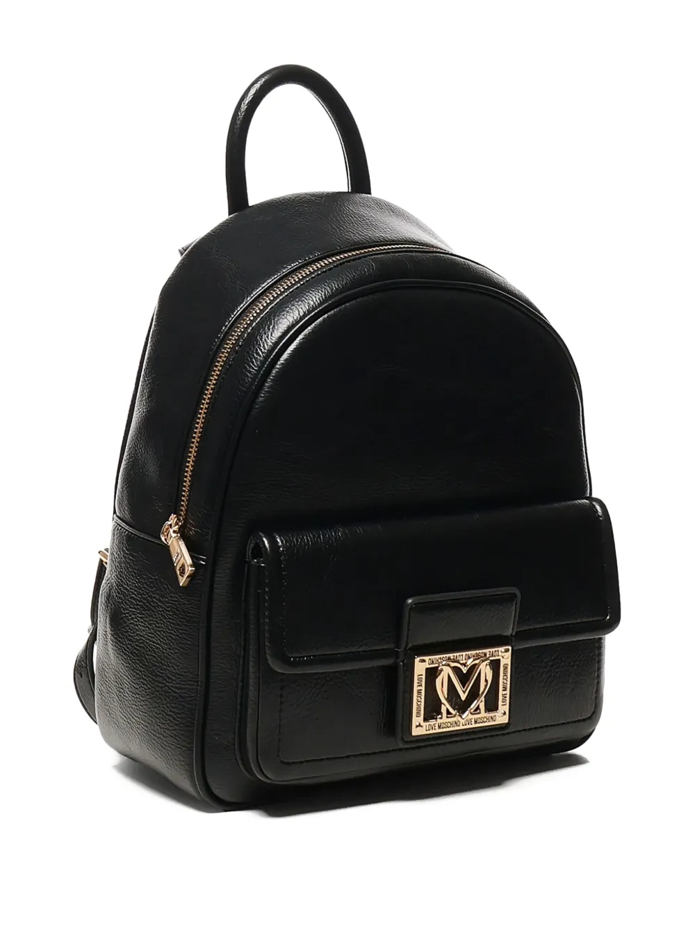 Love Moschino Rugzak met logoplakkaat Zwart