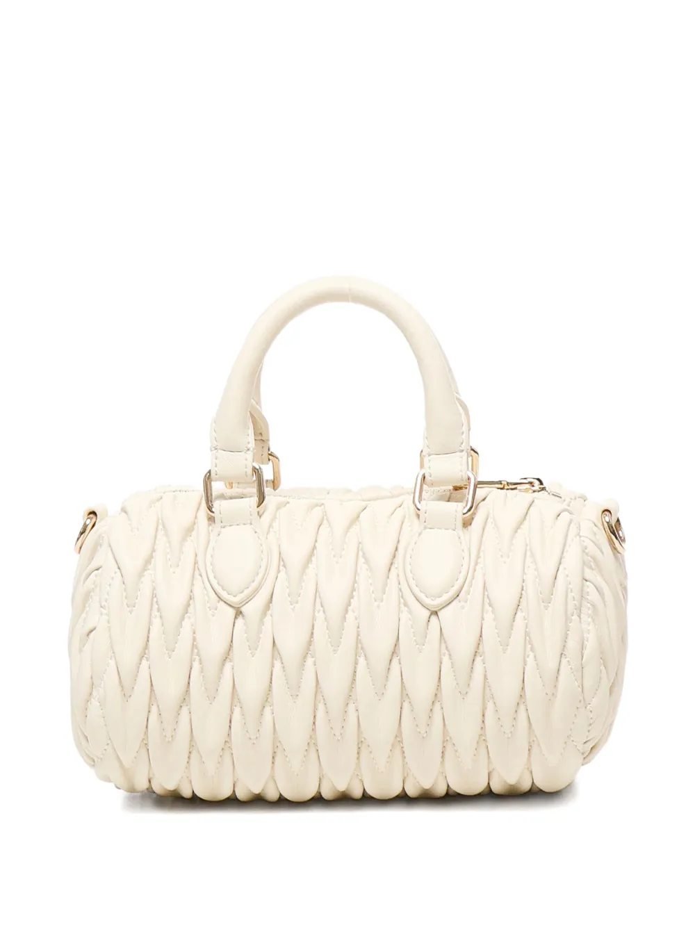 Love Moschino matelassé-effect tote bag - Beige