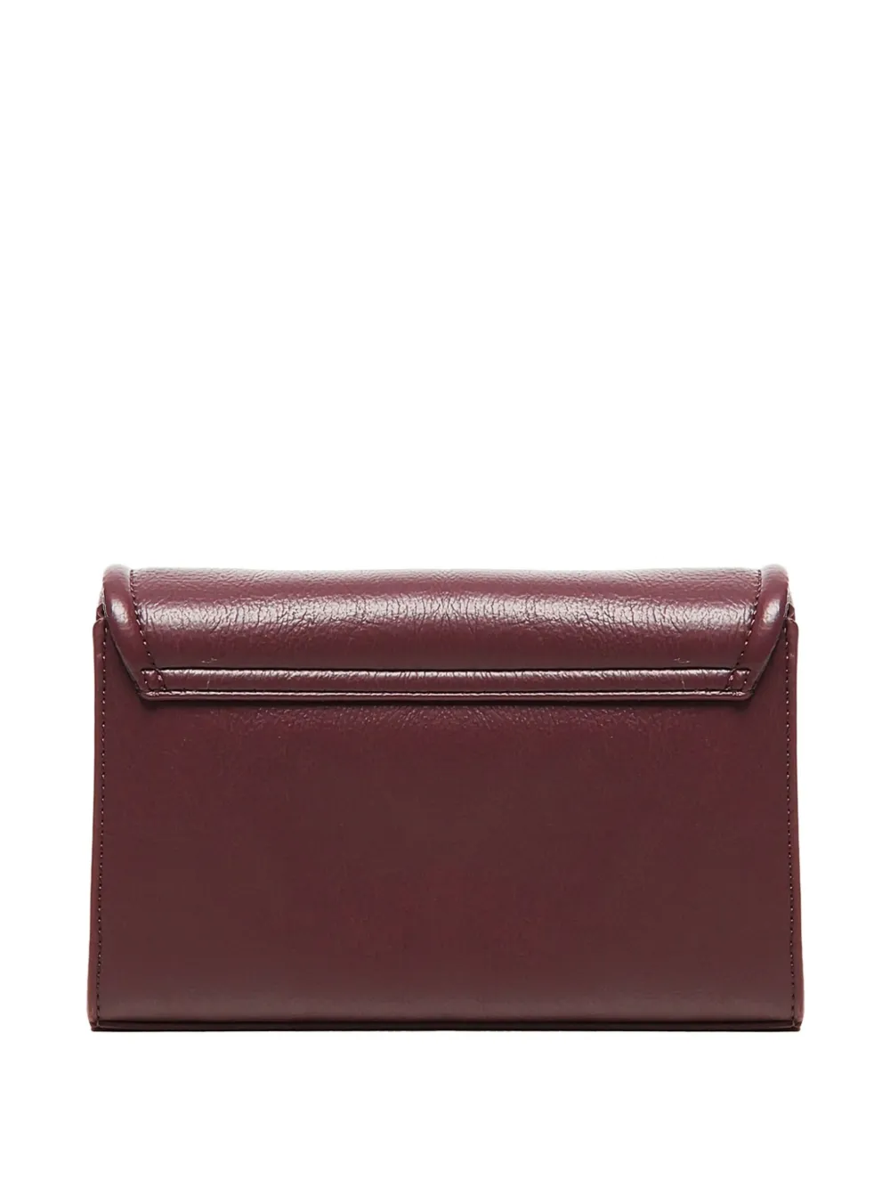 Love Moschino logo-plaque shoulder bag - Rood