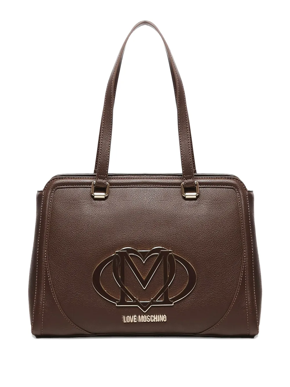 Love Moschino Heuptas met logoplakkaat Bruin