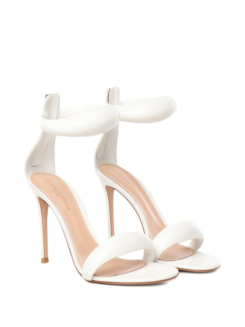 Gianvito Rossi 105mm Bijoux heeled sandals White