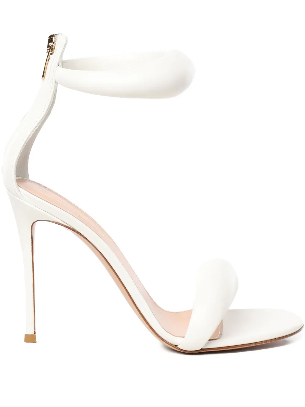 Gianvito Rossi 105mm Bijoux heeled sandals White