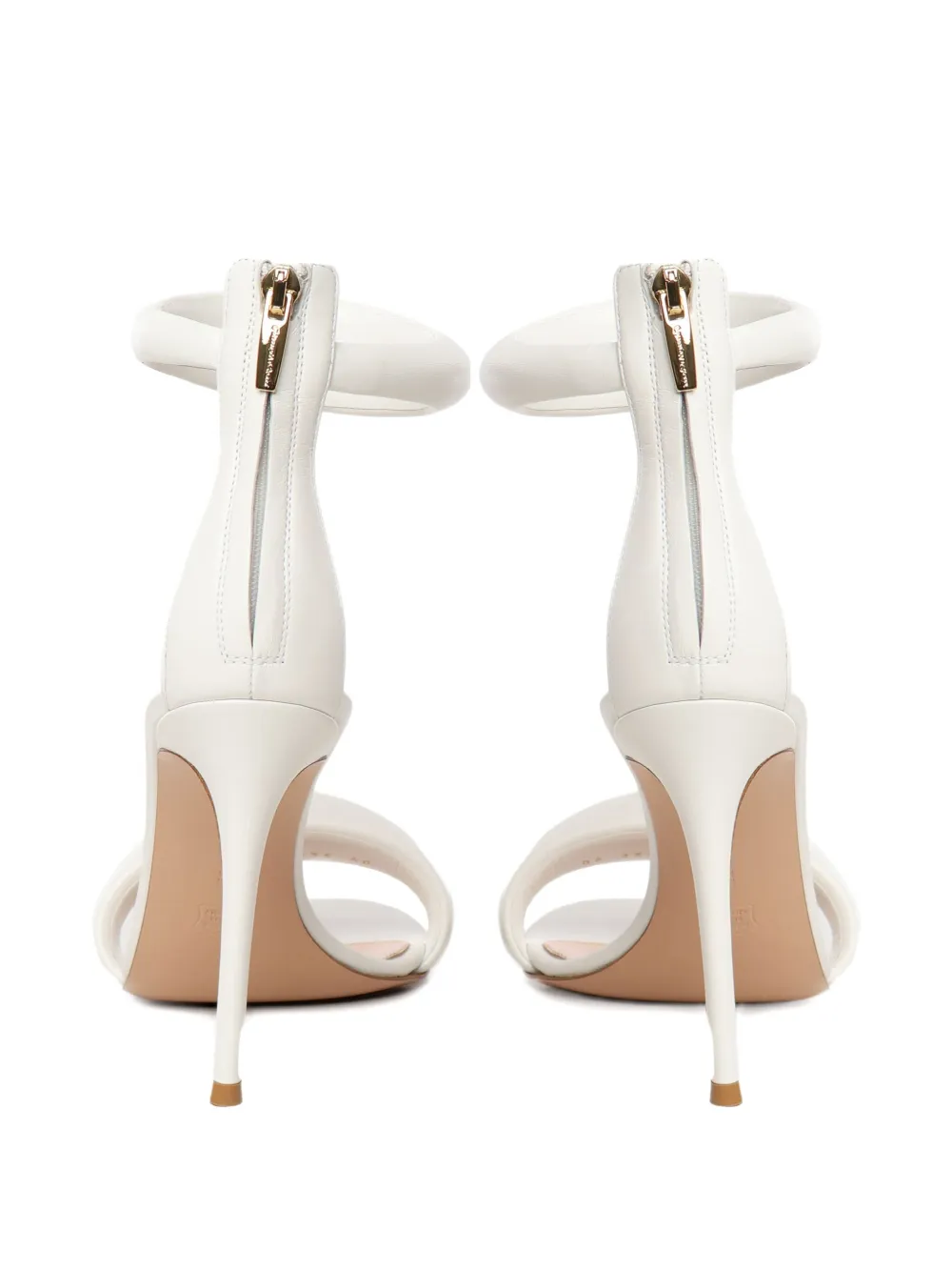 Gianvito Rossi 105mm Bijoux heeled sandals White