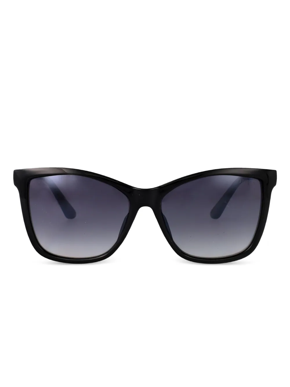 GUESS EYEWEAR キャットアイ サングラス - ブラック GUESS EYEWEAR キャットアイ サングラス - ブラック