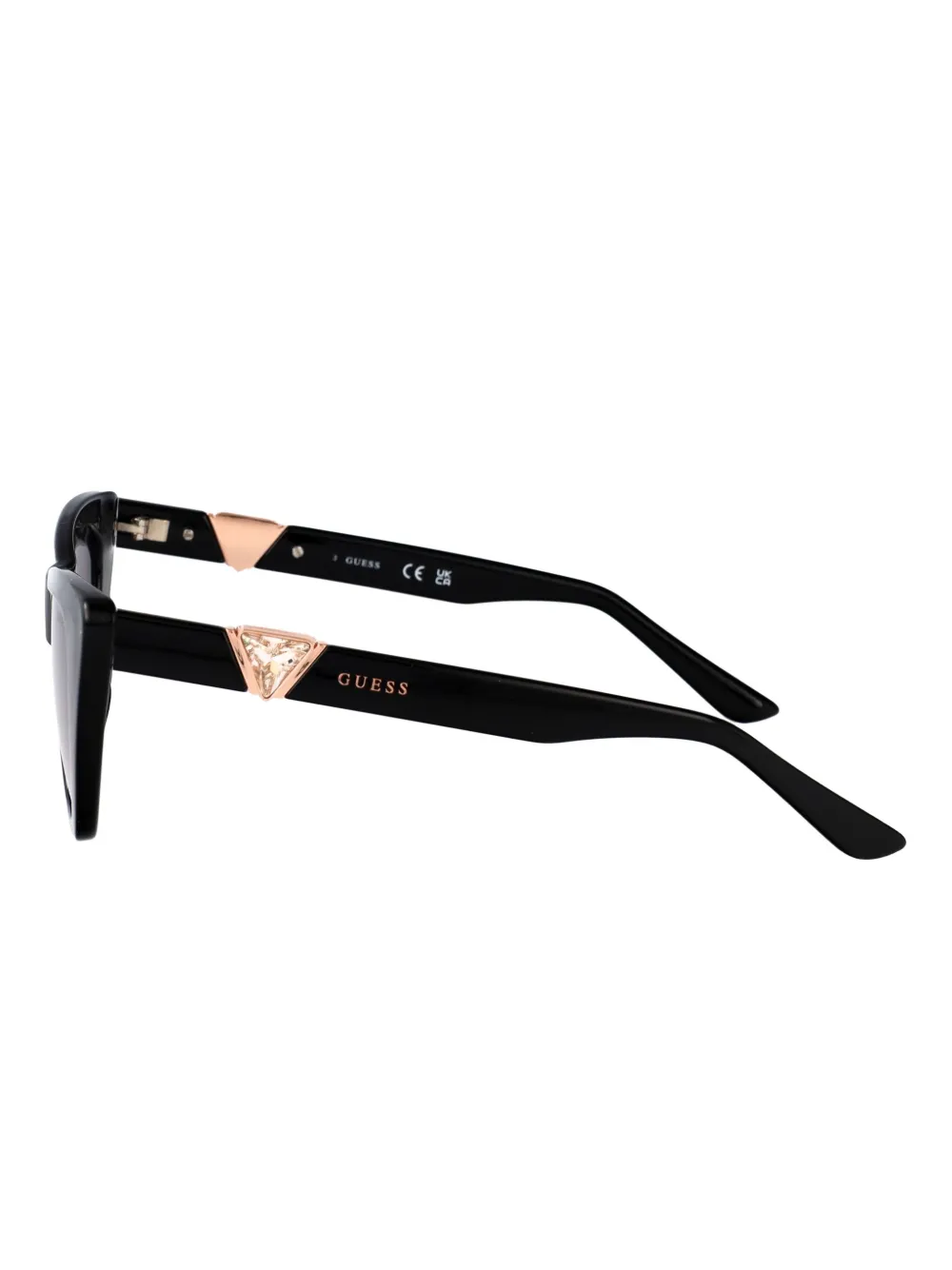 GUESS EYEWEAR Zonnebril verfraaid met kristallen Zwart