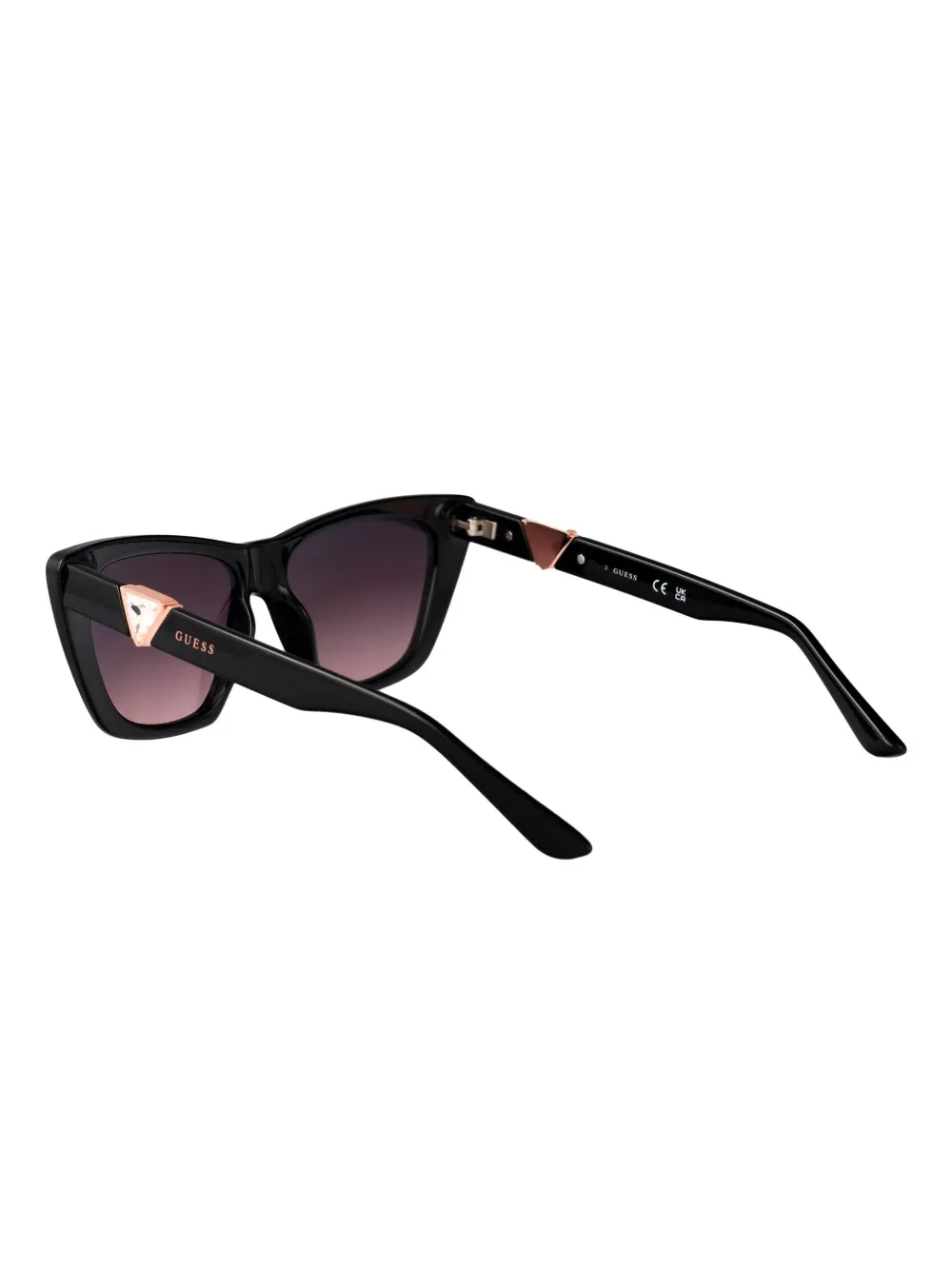 GUESS EYEWEAR Zonnebril verfraaid met kristallen Zwart