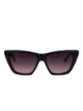 GUESS EYEWEAR crystal-embellished sunglasses - Black