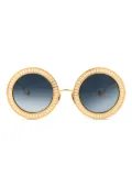 ANNA-KARIN KARLSSON Magic You 2.0 embellished round sunglasses - Gold