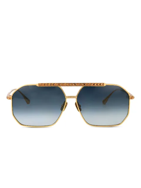 ANNA-KARIN KARLSSON lunettes de soleil Le Boss 2.0 à ornements en cristal