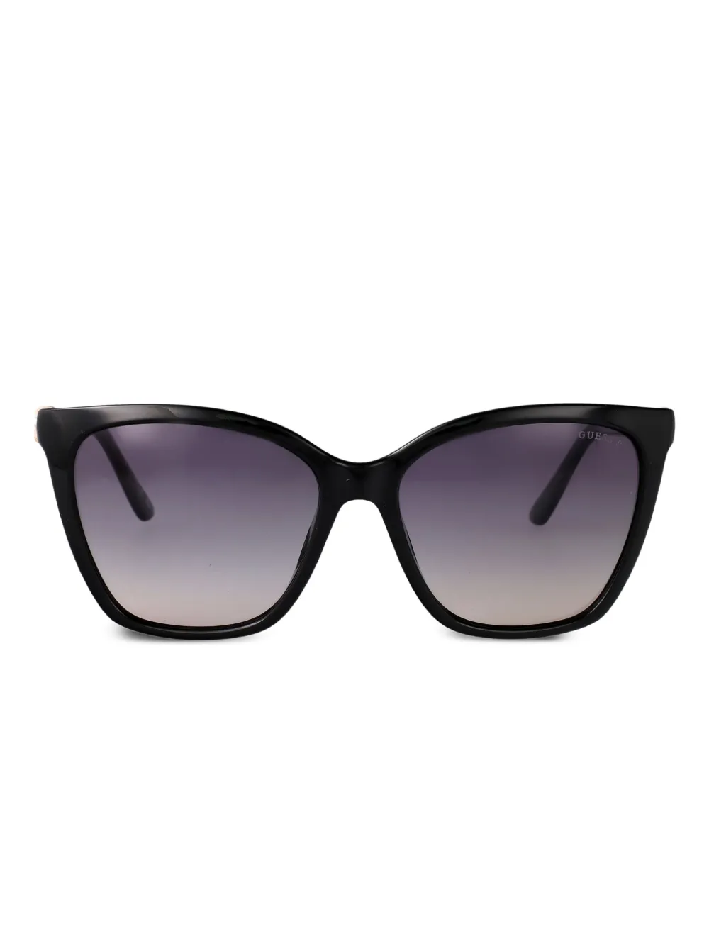 GUESS EYEWEAR logo-detail cat-eye sunglasses Zwart