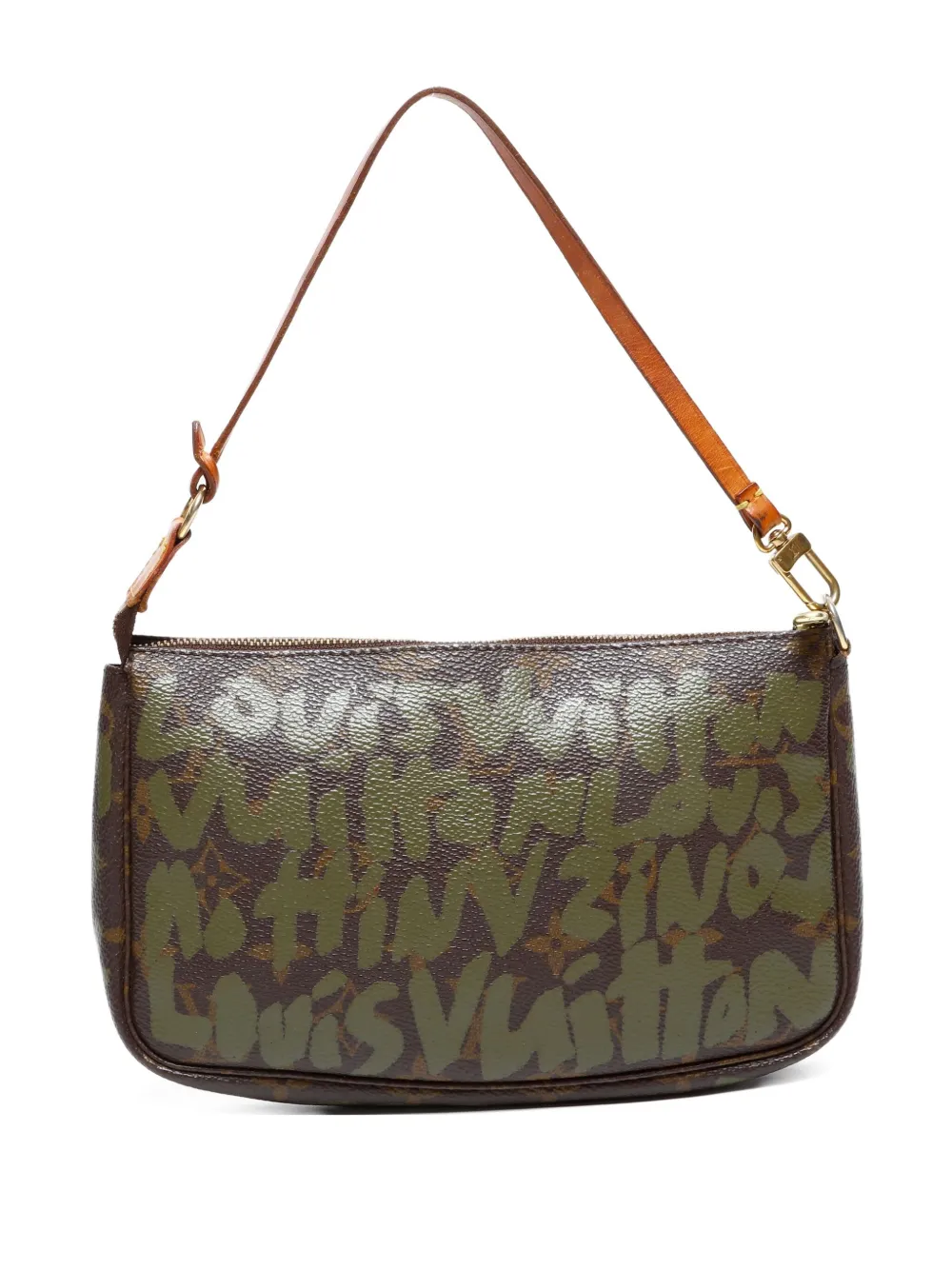 Louis Vuitton Pre-Owned 2001 グラフィティ ポシェット アクセソワール ハンドバッグ - ブラウン Louis Vuitton Pre-Owned 2001 グラフィティ ポシェット アクセソワール ハンドバッグ - ブラウン
