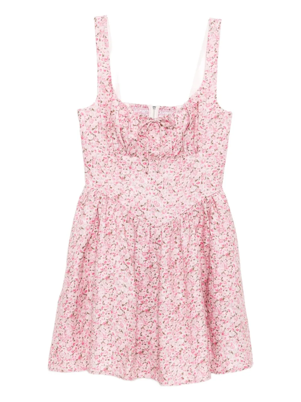 Reformation Daria Linen Dress In Pink