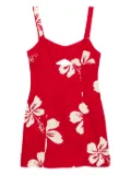 Reformation Belma linen dress - Red