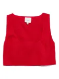 Reformation Kylie linen top - Red